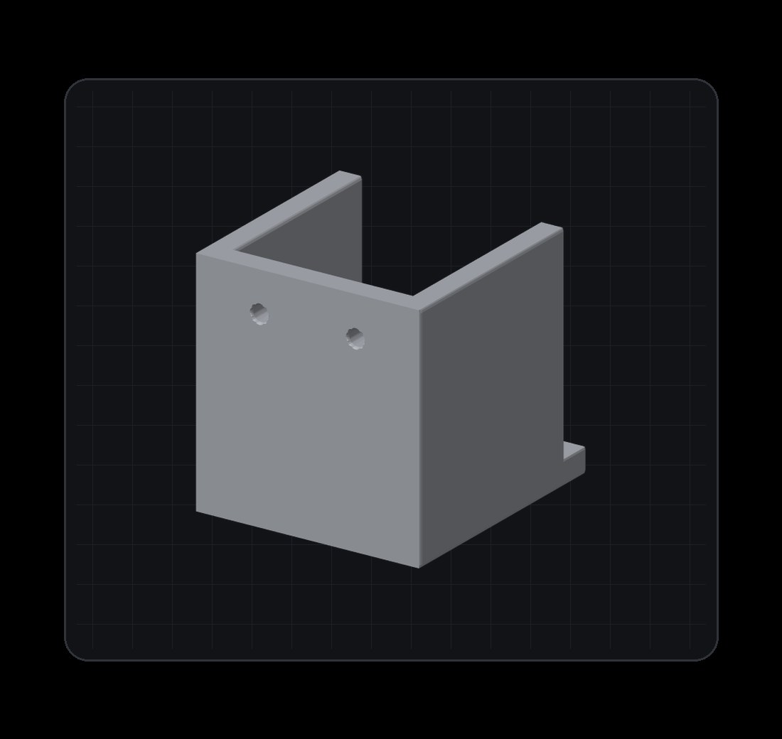 3MF: a generated part on a build plate