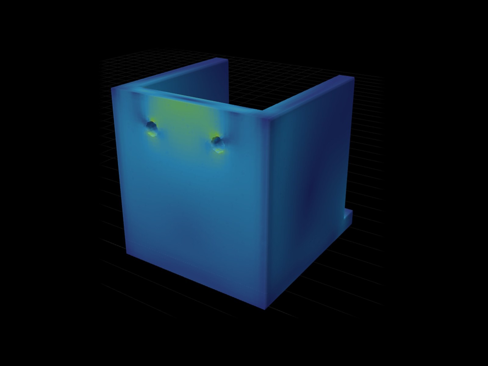 Stress under vibration load